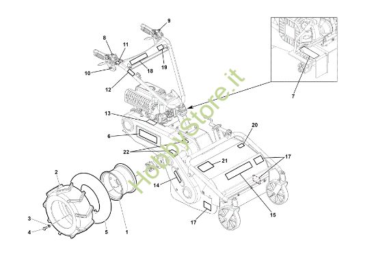 Picture of Ruota motrice NTS 50 (K800H) Trinciasarmenti