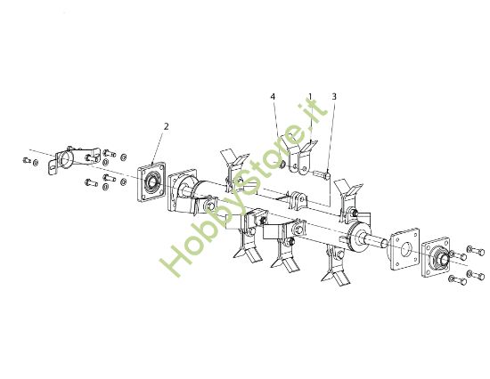 Picture of Esploso 2 L0091000 Trinciasarmenti TR 650 (da 03/2017)
