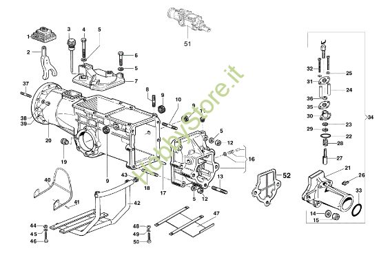 Picture of Scatola cambio FC 20 Falciatrice