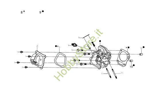 Picture of Testata MOTORE K800 H (EURO 5) Motore K800H(EURO 5)
