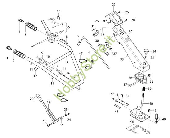 Picture of Stegola e comandi 115 S Motozappa