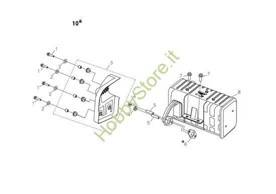 Picture of Marmitta MOTORE K7000 HD - conico / conical Motore