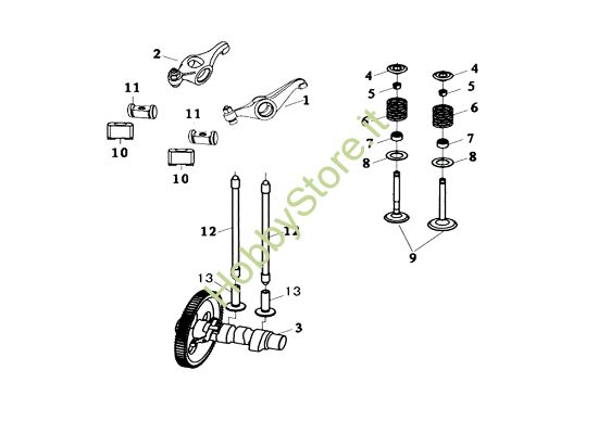 Picture of Valvole MOTORE K9000 HD (Diesel) Motore