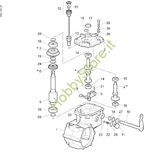 Picture of Ingranaggi (Cambio) (1/2) NTR 350 V (Fino/Until 2009) Transporter