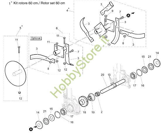 Picture of Fresa 110 (Fino/Until 2009) Motozappa