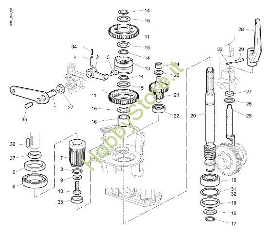 Picture of Ingranaggi (Cambio) 112 (Fino/Until 2009) Motozappa