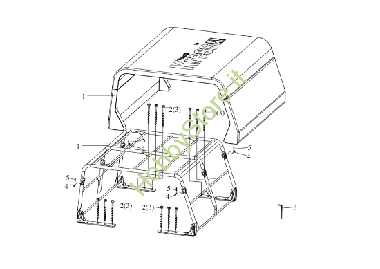 Picture of Esploso della macchina KA0120 Kress
