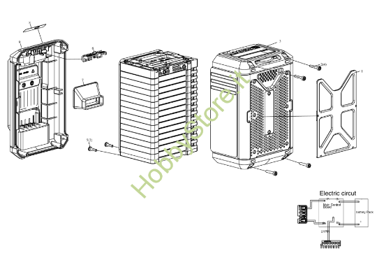 Picture of Esploso della macchina KAC804 Kress