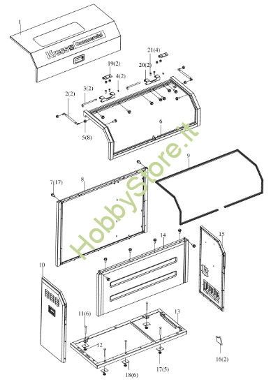 Picture of Esploso della macchina KAC929 Kress