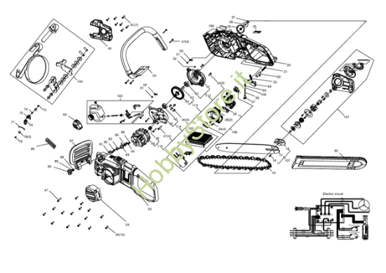 Picture of Esploso della macchina KG346.9 Kress
