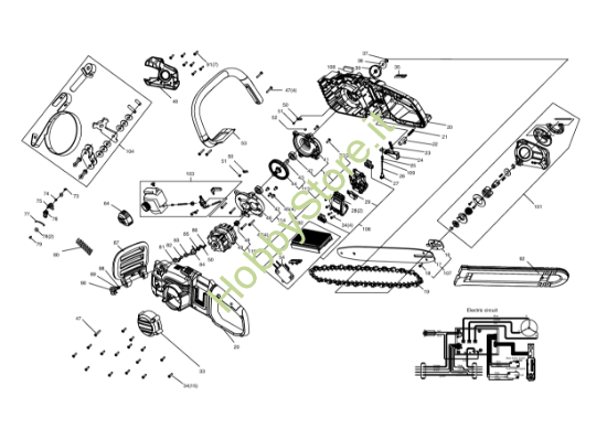 Picture of Esploso della macchina KG347E.9 Kress