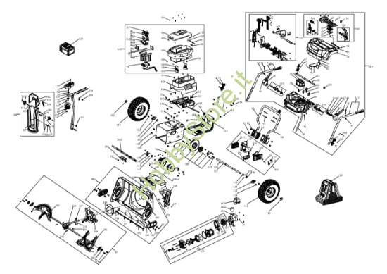 Picture of Esploso della macchina KG470.9 Kress