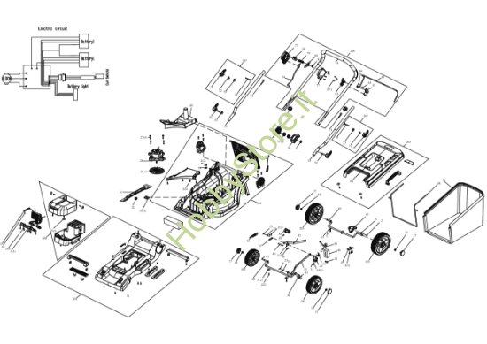 Picture of Esploso della macchina KG748.9 Kress