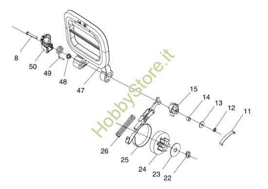 Picture of Esploso sistema frenante KC300.9 Kress