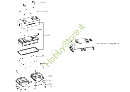 Picture of Esploso della macchina KAC875E Kress