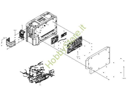 Picture of Esploso della macchina KAC875E Kress