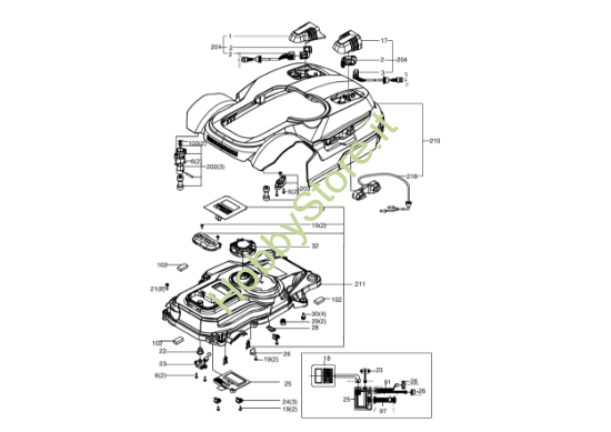 Picture of Esploso KR121E Copertura Kress