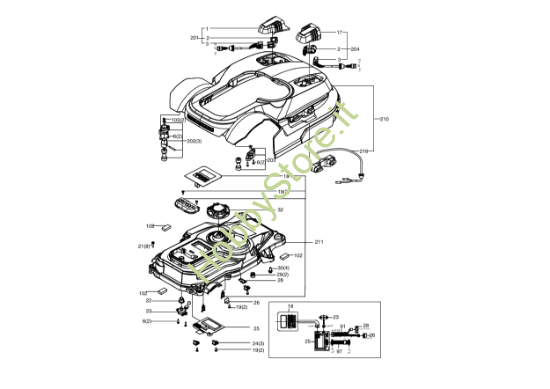 Picture of Esploso KR122E Copertura Kress