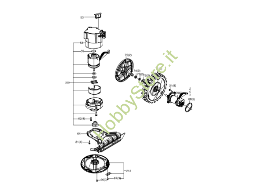 Picture of Esploso KR122E Ruote e accessori Kress