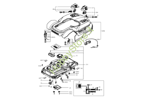 Picture of Esploso KR123E Copertura Kress