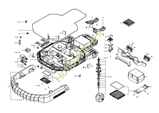 Picture of Esploso KR133E Scocca Kress