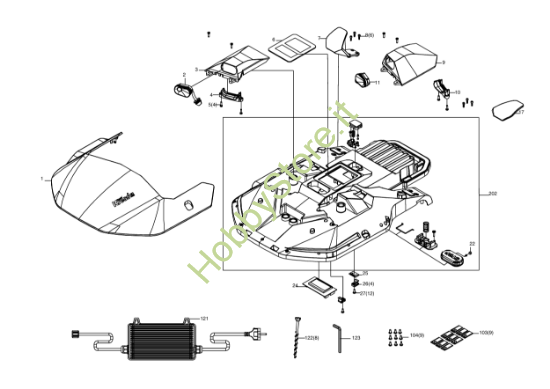 Picture of Esploso KR136E Copertura Kress