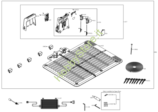 Picture of Esploso KR233E Stazione di ricarica Kress