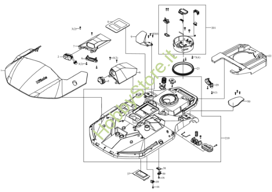 Picture of Esploso KR236E Copertura Kress