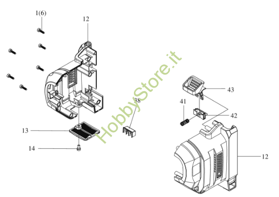 Picture of Esploso KC120.9 Alloggiamento Kress