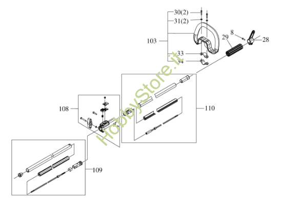 Picture of Esploso KC120.9 Tubo Kress