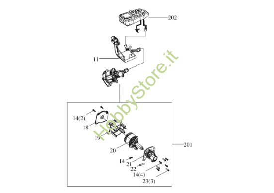 Picture of Esploso KC240.9 Impianto elettrico Kress