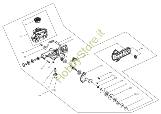 Picture of Esploso KC330.9 Gear box Kress