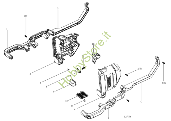 Picture of Esploso KC330.9 Alloggiamento Kress