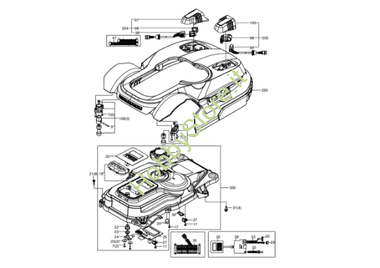 Picture of Esploso KR112 Copertura Kress