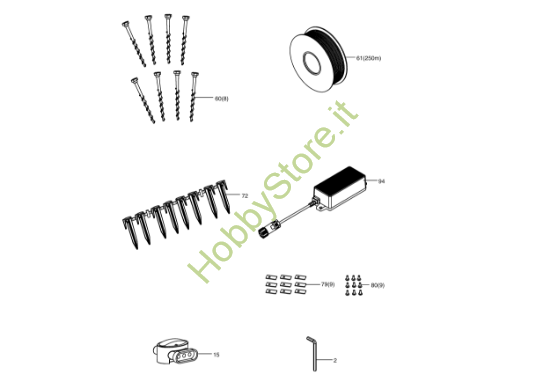 Picture of Esploso KR113 Ruote e accessori Kress