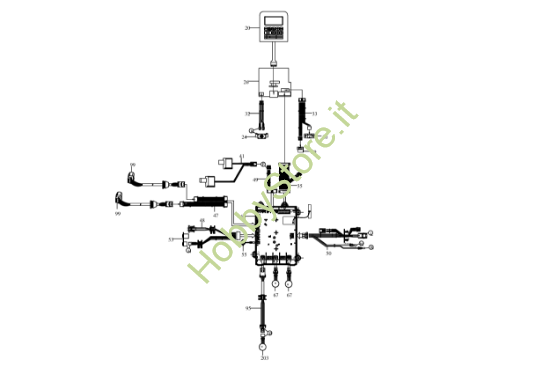Picture of Esploso KR113 Circuito Impianto elettrico Kress