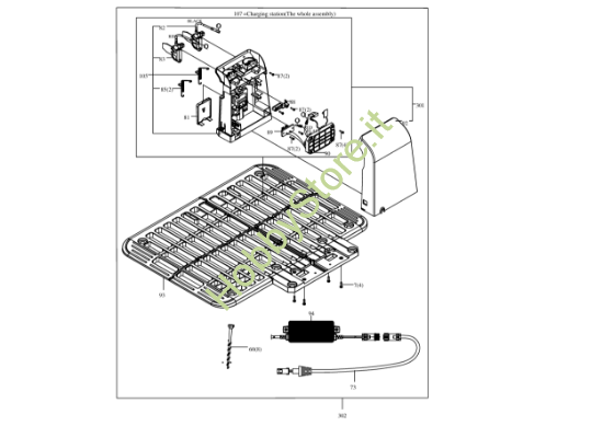 Picture of Esploso KR113 Stazione di ricarica Kress