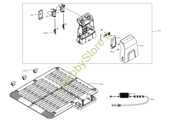 Picture of Esploso KR160E.A Stazione di ricarica Kress