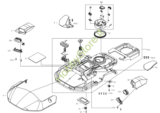Picture of Esploso KR171E Copertura Kress