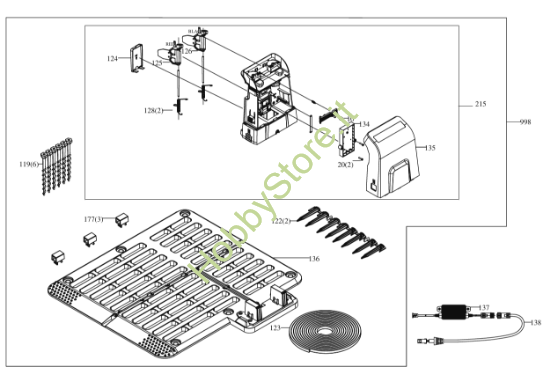 Picture of Esploso KR173E Stazione di ricarica Kress