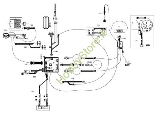 Picture of Esploso KR174E Circuito Impianto elettrico Kress