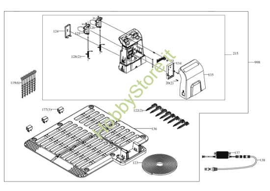 Picture of Esploso KR174E Stazione di ricarica Kress