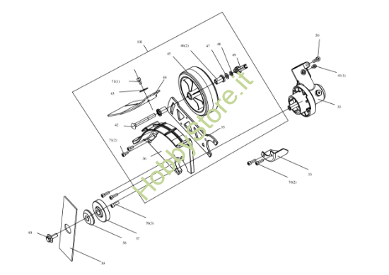 Picture of Esploso KC150.9 Organo di Taglio Kress