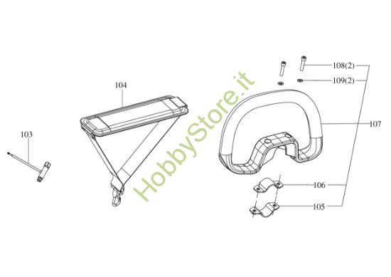 Picture of Esploso KC241.9 7 Accessori Kress