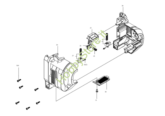 Picture of Esploso KC170.9 Alloggiamento Kress