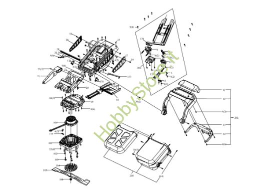 Picture of Esploso KC711.9 Testa Motore Kress