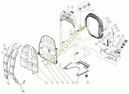 Picture of Telaio, schienale, serbatoio 08/06/2015  dal  11/01/2018BL1200