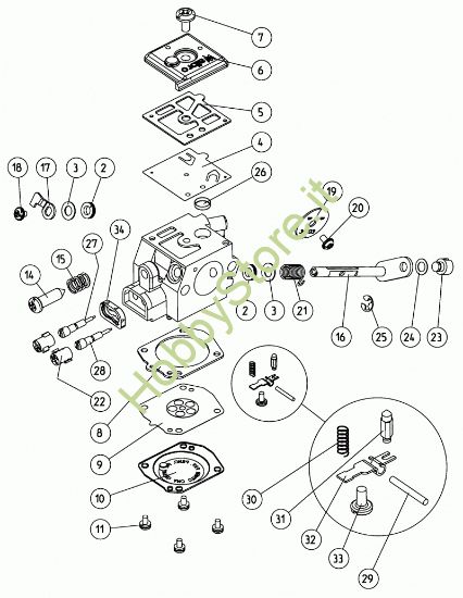 Picture of Carburatore HDA per serie 1200 