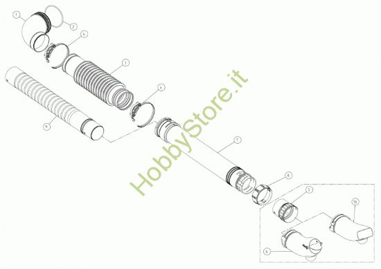 Picture of Tubi prolunga e gomito BL1200 D.70 