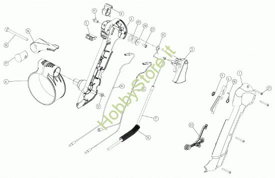 Picture of Impugnatura comandi BL1200, 09/04/2014  dal  22/05/2018BL6S
